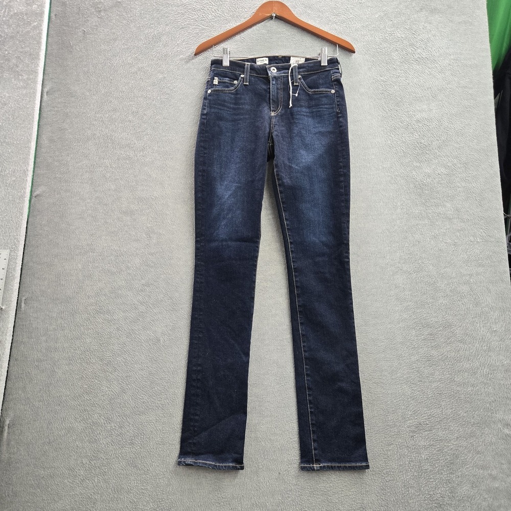 Adriano Goldschmied Women Jeans 25X32 Dark Blue Denim B-TYPE 03 Straight 32" NWT
